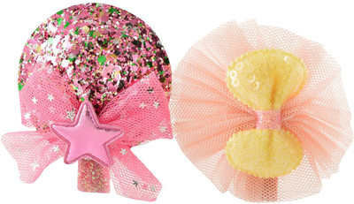 

My DT Lifestyle PARTYWEAR STYLISH COMBO Hair Pin(Pink, Yellow)