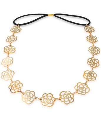 

Fasherati Gold Roses Headband Hair Band(Gold)