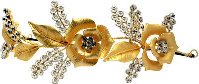 

Mansiyaorange Latest Trendy Exclusive New Premium Collection Hair Accessory Set(Gold)