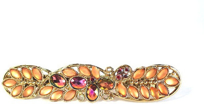 

Achal Metal Base Hair Clip(Orange)