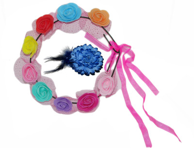

GD Pink Tiara with Tic-Tac Hair Accessory Set(Multicolor)