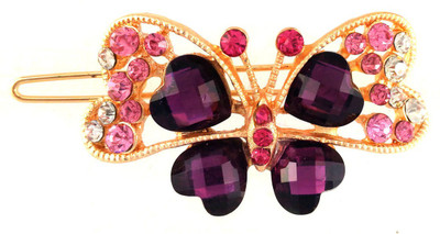

Anmita AT-363-VIOLET Hair Clip(Purple)
