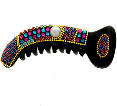 

Anuradha Art BN-245 Banana Clip(Pink, Blue)
