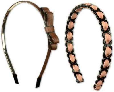 

Sagunya Stylish Casual Hair Band(Brown, Bronze)