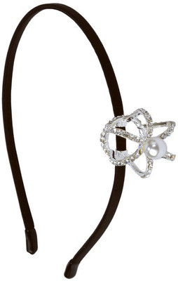 

Sagunya Classy Crown Hair Band(Black, Silver)