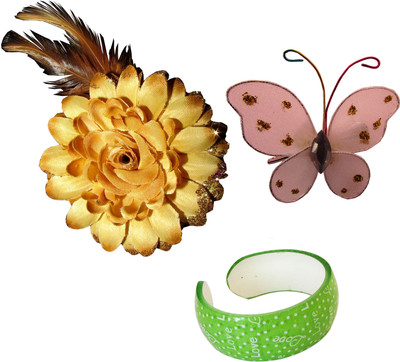 

Anokhi Ada Floral Tic-Tac Hair Accessory Set(Multicolor)