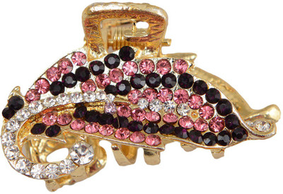 

Taj Pearl Designer Hair Clip(Gold)