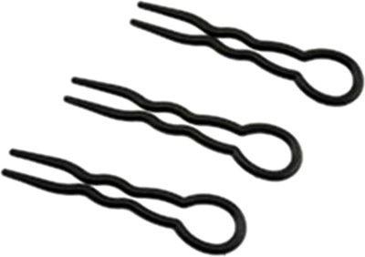 

Lucky Ellenne Set Of 3pcs Black U-Shape Hair Pin(Black)