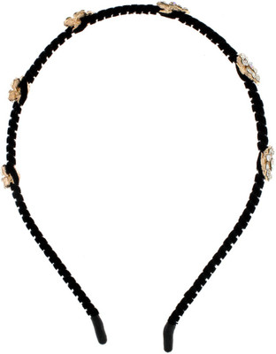 

Anuradha Art Stylish Head Band(Black, White)