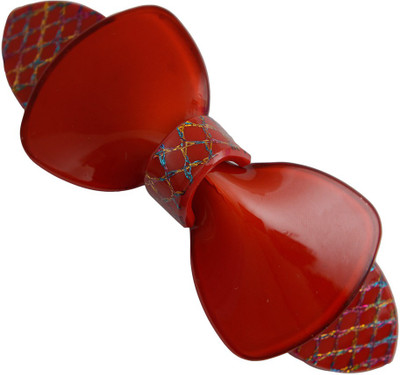 

Taj Pearl Designer Hair Clip(Red)