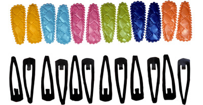 

Abhi Fancy Tik Tak Pin Hair Accessory Set(Multicolor, Black)