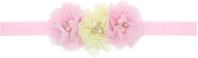 

Mamaboo Pink-Yellow Flower Head Band(Pink)