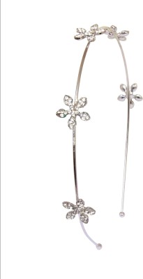 

Crunchy Fashion Flower Hair Band(Silver)