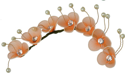

Sagunya Floral Brooch Hair Pin(Orange)