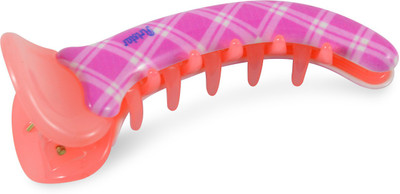 

Sarah Check Print Hair Clip(Multicolor)