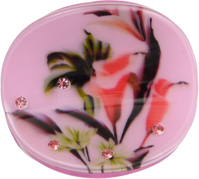 

Taj Pearl Designer Hair Clip(Pink)