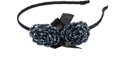 

Shopaholic Fashion Hand Made Big Leaf Beaded Hair Band(Blue)