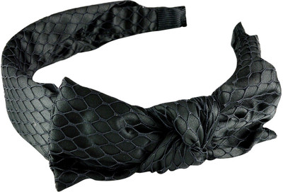 

Sarah Net Bow Hair Band(Black)