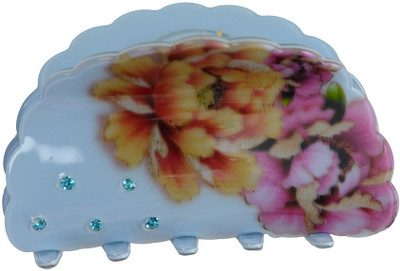 

Taj Pearl Designer Hair Clip(Blue)