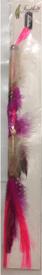 GRACE FASHION VILLA Long Feather Hair Pin(Pink)