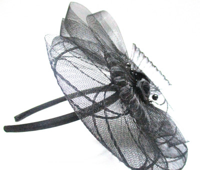 

Ultimate Fashion Designer Black Floral Band Hair Band(Black)