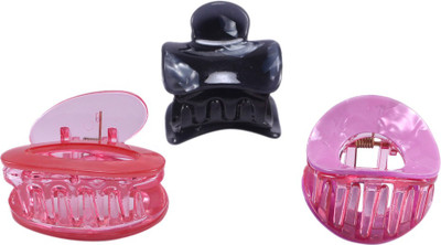 

Saamarth Impex SI-2398 Hair Claw(Pink, Black)