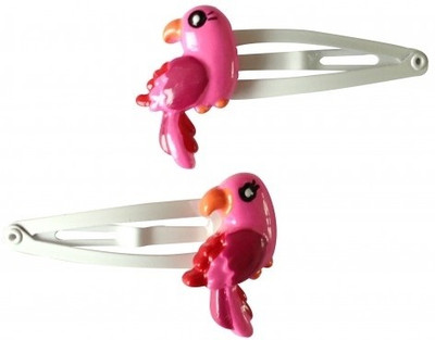 NeedyBee Bird Pack of Two Baby Snap Hair Clip(Pink) Flipkart