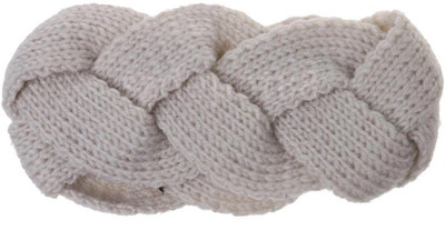 

Vogue Hair Accessories Woollen Knitted Headband Ear Warmer Hair Band(White)