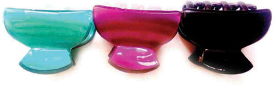 

FAB Multicolour Plastic Clutcher - Set-trf-of 3 Hair Claw(Multicolor)