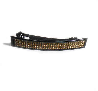 

Shubh 4u Golden Stone Hair Clip(Black, Gold)