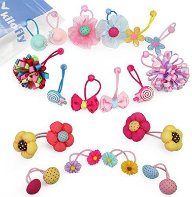 

kilofly kilofly Girls Elastic Hair Band Value Pack [Set of 18], Alice in Wonderland Hair Band(Multicolor)