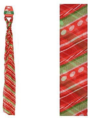 

Christmas House Fashion Scarf Head Wrap (Festive Stripes) Head Band(Multicolor)