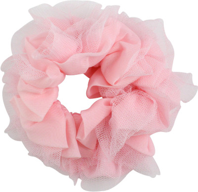 

Sarah Solid Tulle Rubber Band(Pink)