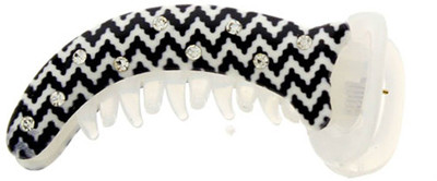 

Anuradha Art BN-152 Banana Clip(White, Black)