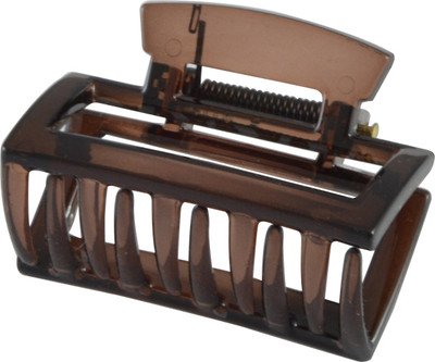 Sarah Rectangle Hair Claw(Brown)