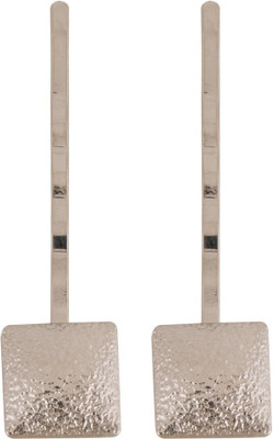 Jazz Jewellery Toned Stone Hair Pin(Silver)