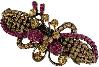 

Taj Pearl Designer Hair Clip(Yellow)