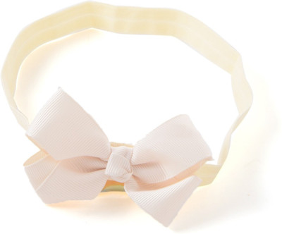 

AkinosKIDS Elegant Ribbon Bow BabyGirl Head Band(White)