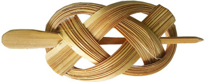 

CrafEra Bamboos Barrette Hair Pin(Brown)