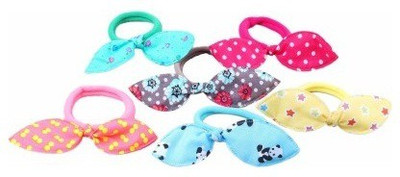 

One Personal Care Charming Colorsplash Scrunchies Rubber Band, Hair Accessory Set(Multicolor)