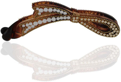 

Anuradha Art Spring Sparkle Hair Pin(Brown)