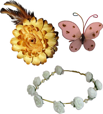 

Anokhi Ada Floral Tic-Tac Hair Accessory Set(Multicolor)
