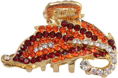 

Taj Pearl Designer Hair Clip(Gold)