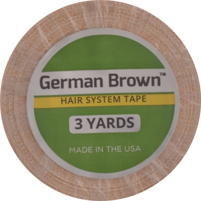 

Walker Tape Tape Roll German Bron 1"- 3 Yards Hair Accessory Set(Brown)