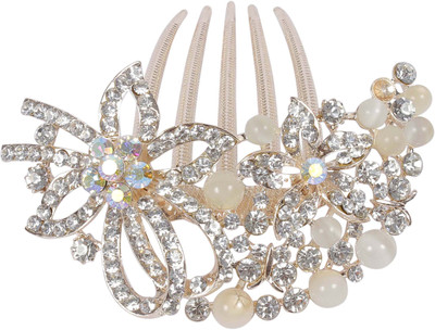 

Muchmore Party Waer Hair Cilp For Woman & Girls Hair Clip(White)