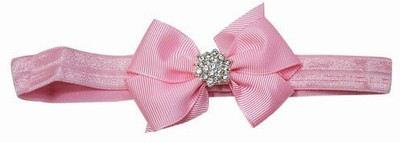 

Pinkblueindia Soft Elastic with Diamond Embellished Head Band(Pink)