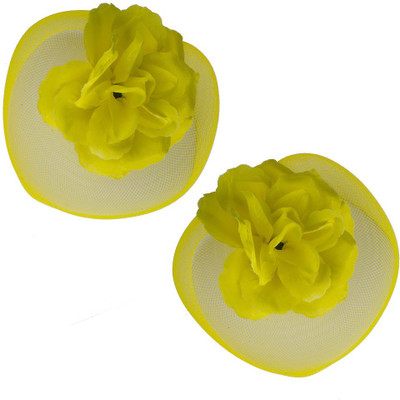 

Kabello Best Flower Accessory For Girls And Kids Hair Clip(Yellow)