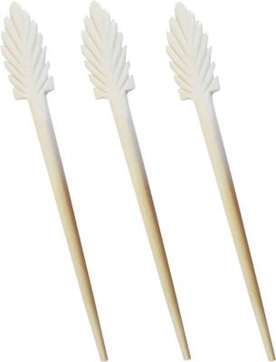 

CraftEra Maple Leaf Design Hair Pin(White)