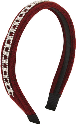

Fayon Party Style Diva Red Stone Chain Hair Band(Red)