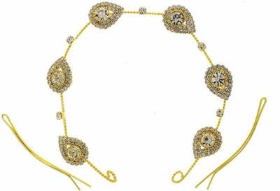 

Anuradha Art ZHB-552 Hair Pin(White, Gold)